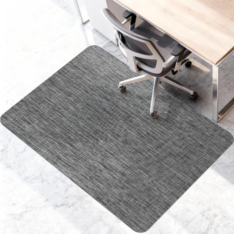 Azadx Office Chair Mat for Hardwood Floor 40" x 48" Heavy Duty Chair Mat for Hardwood Floors Slip Resistant Floor Protector for Home Office Computer Desk Chair Mat for Rolling Chairs, Dark Grey - Image 1